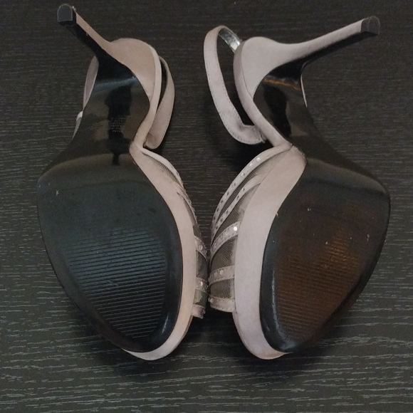 🔥L.miller silver rhinestone heels - Picture 7 of 8